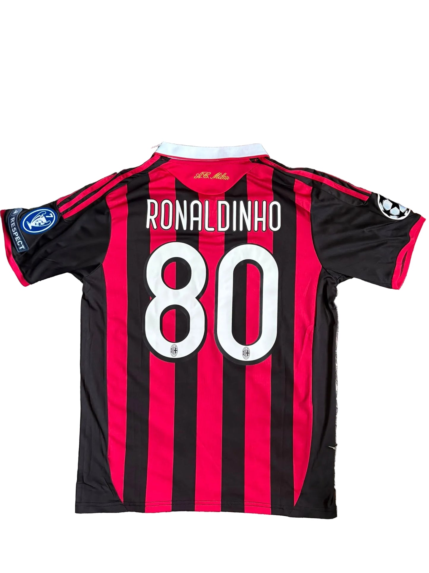 Tricou AC Milan 2010 Ronaldinho nr. 80 Acasă