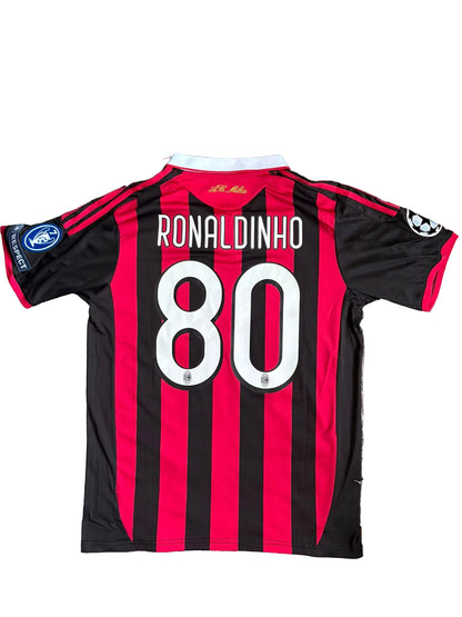 Tricou AC Milan 2010 Ronaldinho nr. 80 Acasă